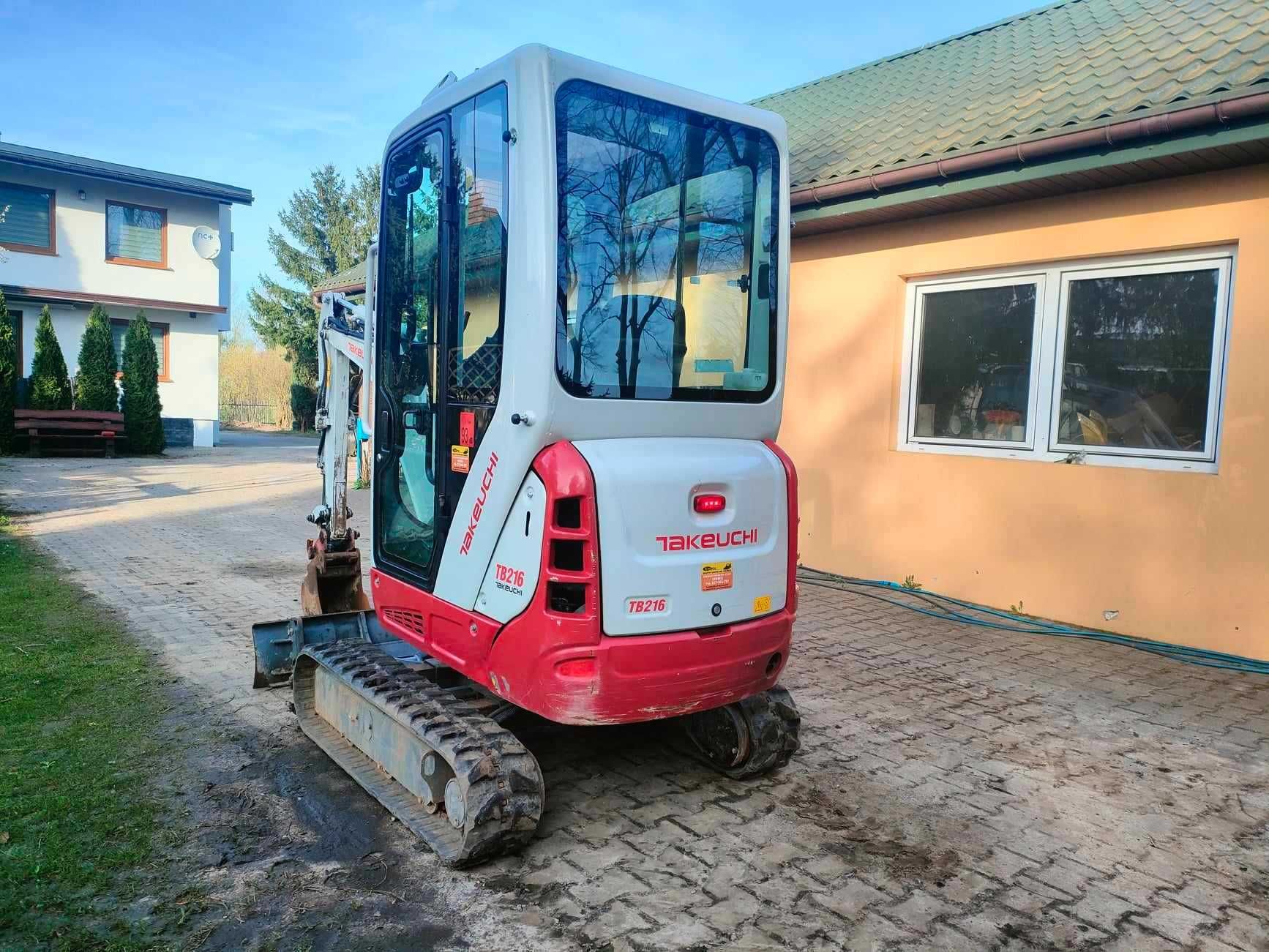 Minikoparka Takeuchi TB216  2021r.
