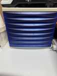 5 modulos de gavetas em plastico