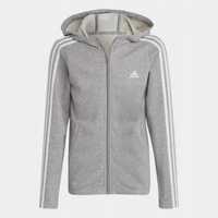 Bluza dziecięca adidas zapinana Essentials 3-Stripes IC3635 rozm.152