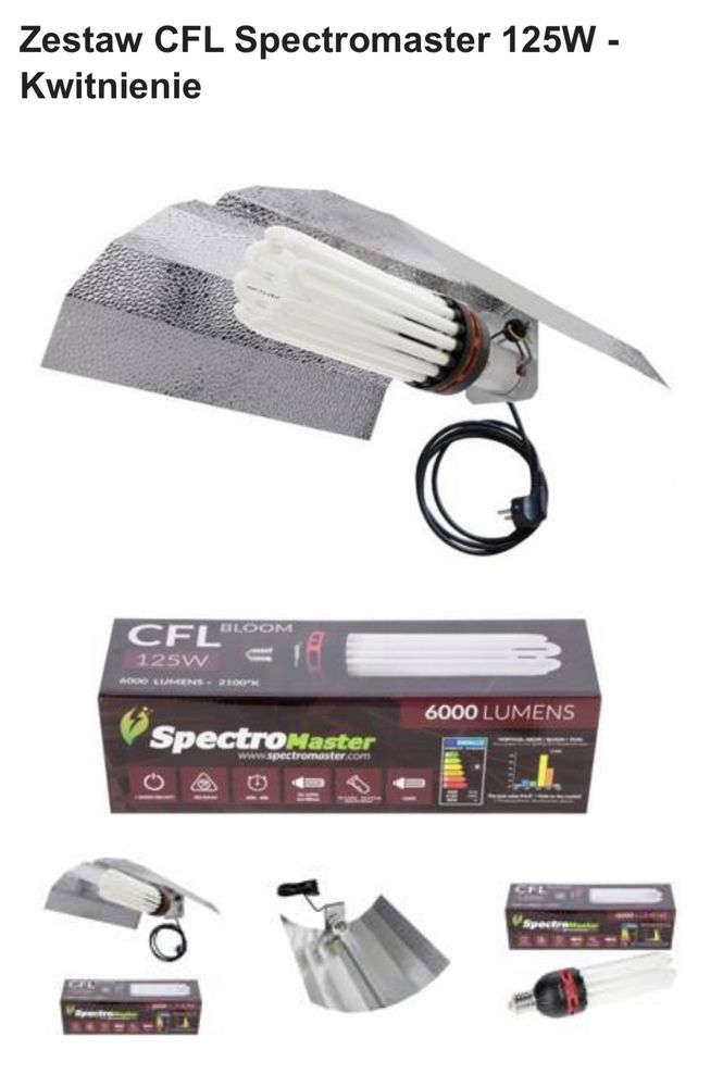 Lampy CFL 125 W, Spectromaster