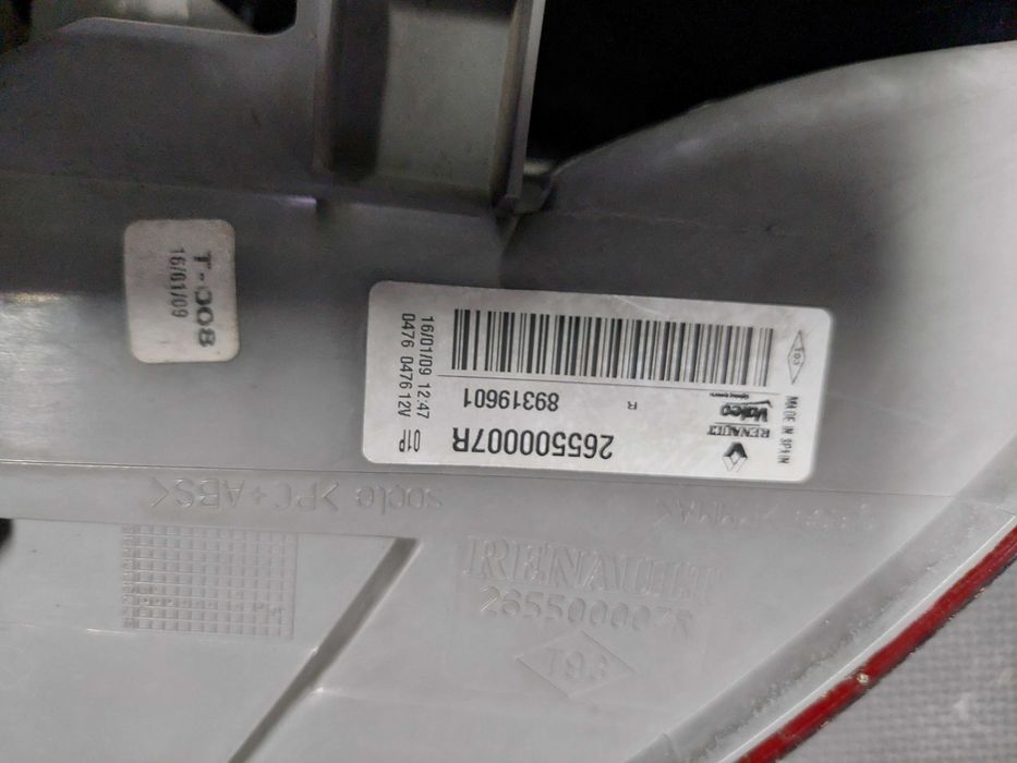 farolim traz drt Renault megane