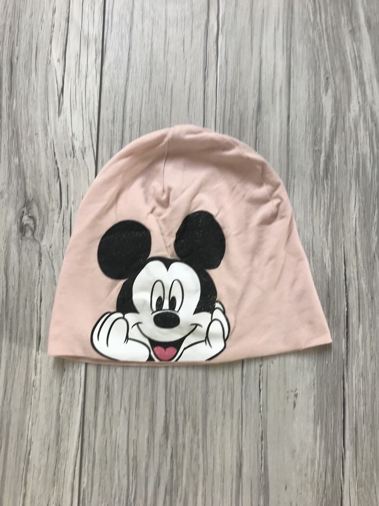 Czapka różowa z Mickey Mouse H&M 134-152, 8-12 lat