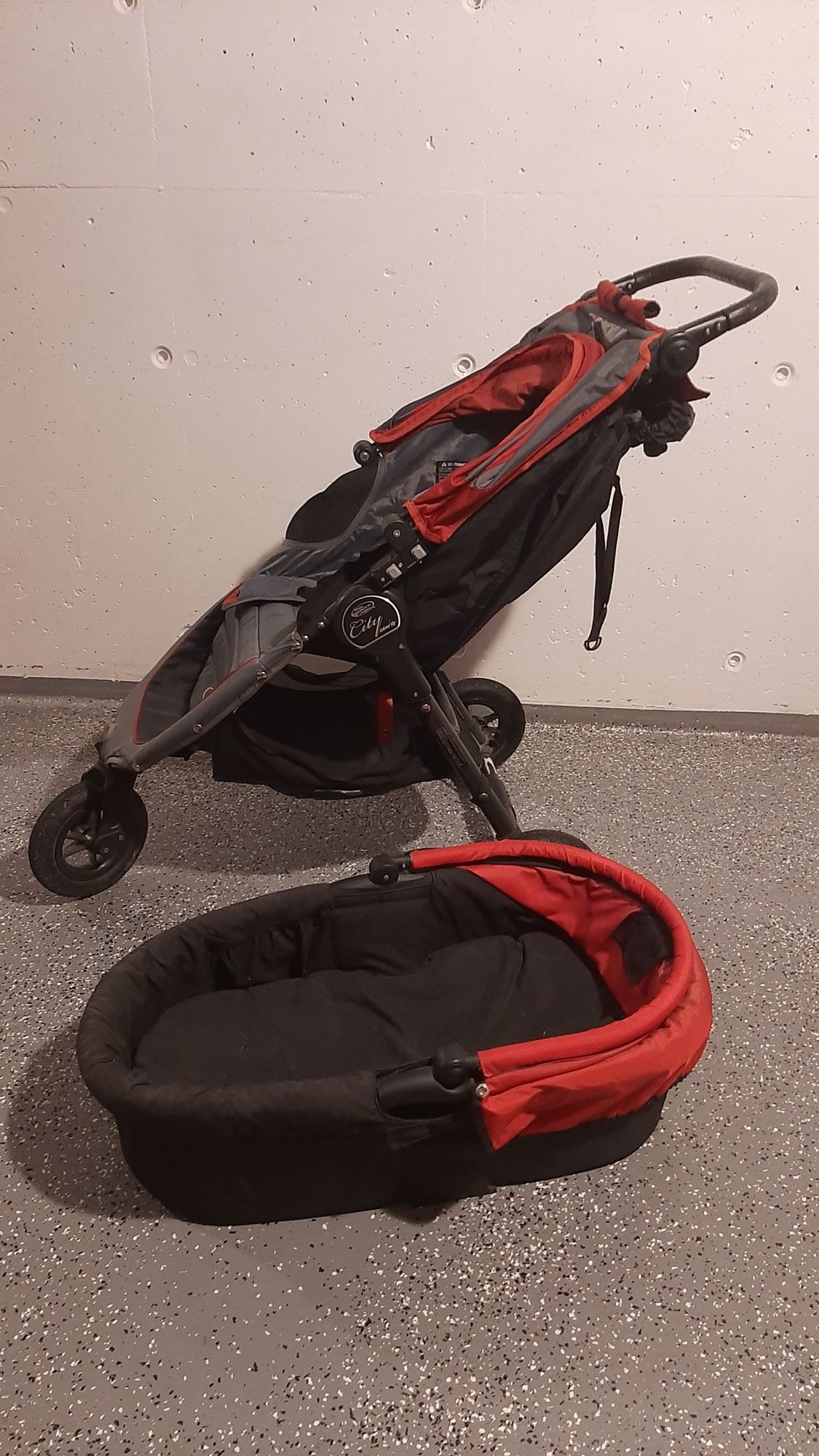 Wózek Baby Jogger spacerówka, gondola, fotelik samochodowy