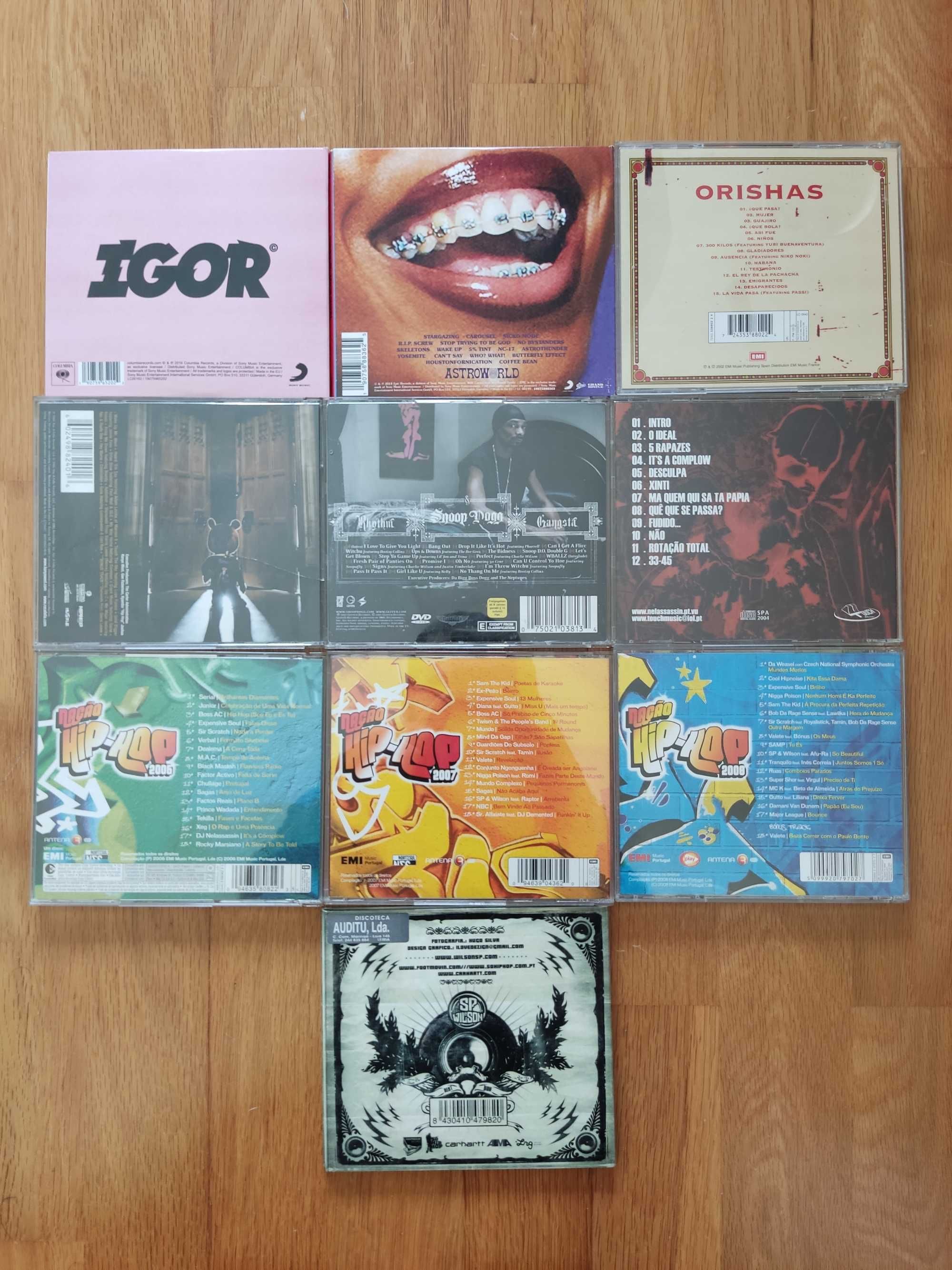 CD's RAP Tuga e Americano