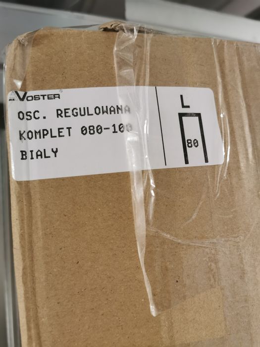 Ościeznica Voster bezprzylgowa regulowana V-Retto 80 lewa 80-100