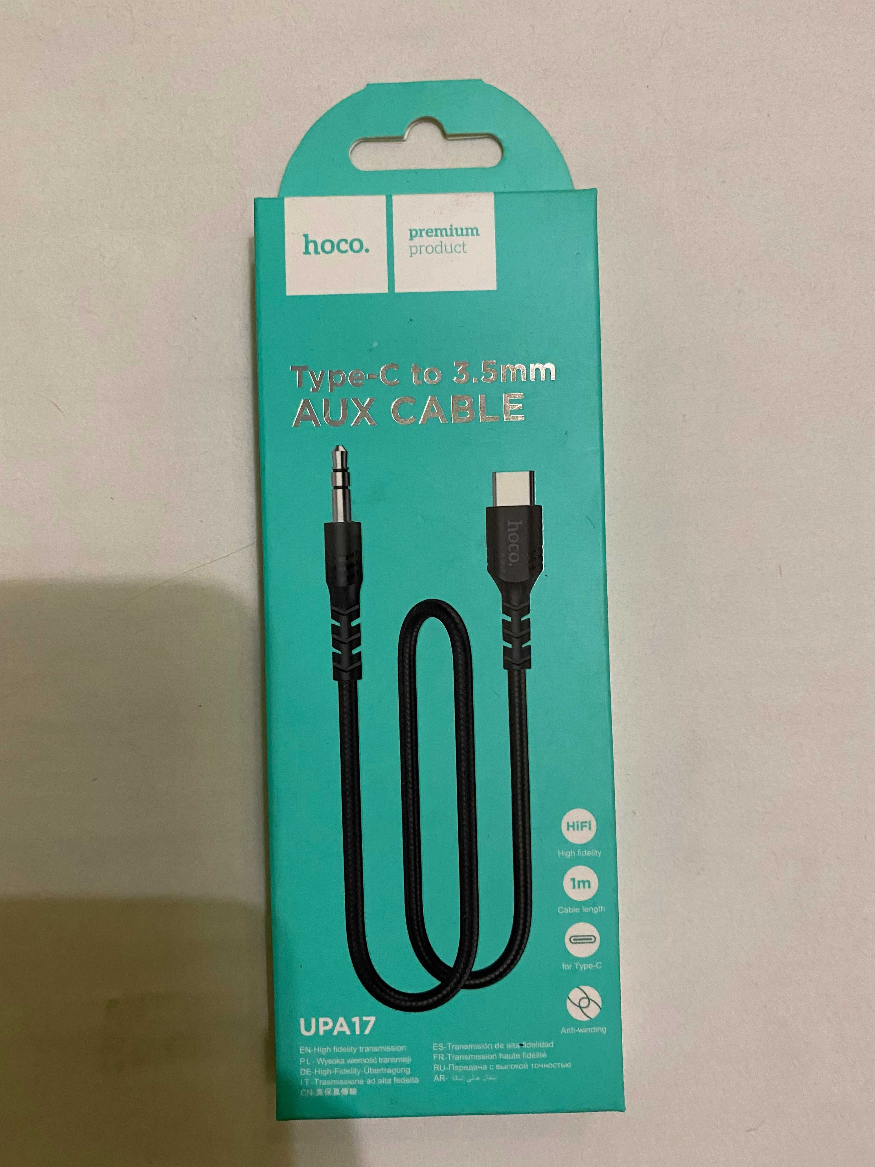 Аудіо кабель Hoco UPA17 USB Type-C