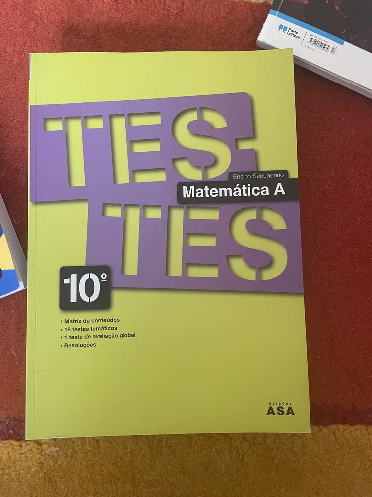 Livro de preparação Testes 10°,ASA