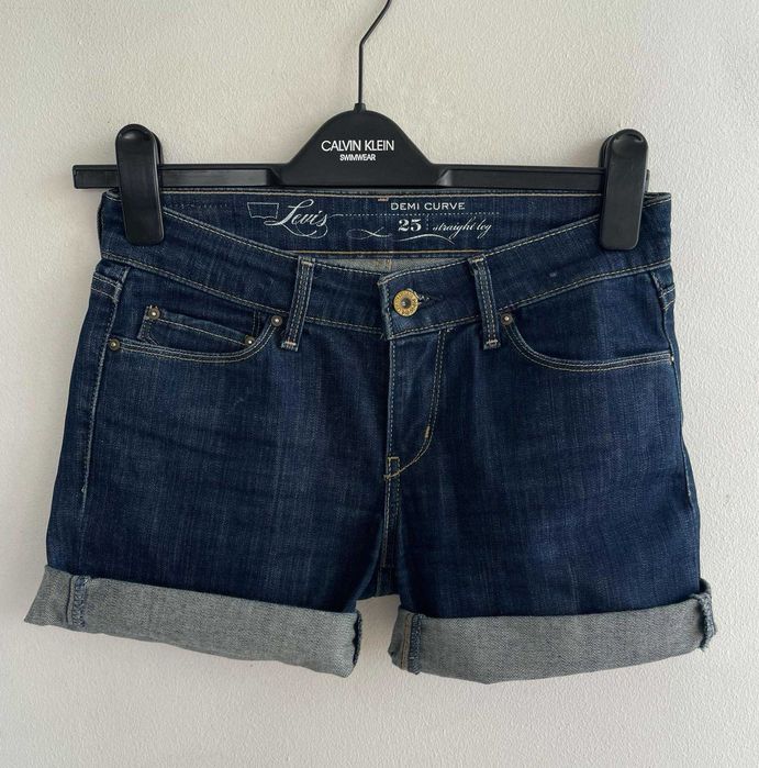 Levi's szorty spoddenki jeansowe w25 xxs xs