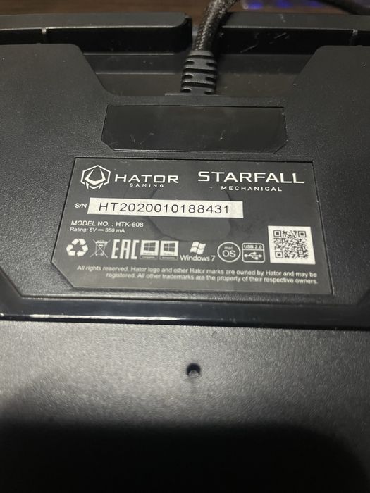 Механічна клавіатура Hator Starfall