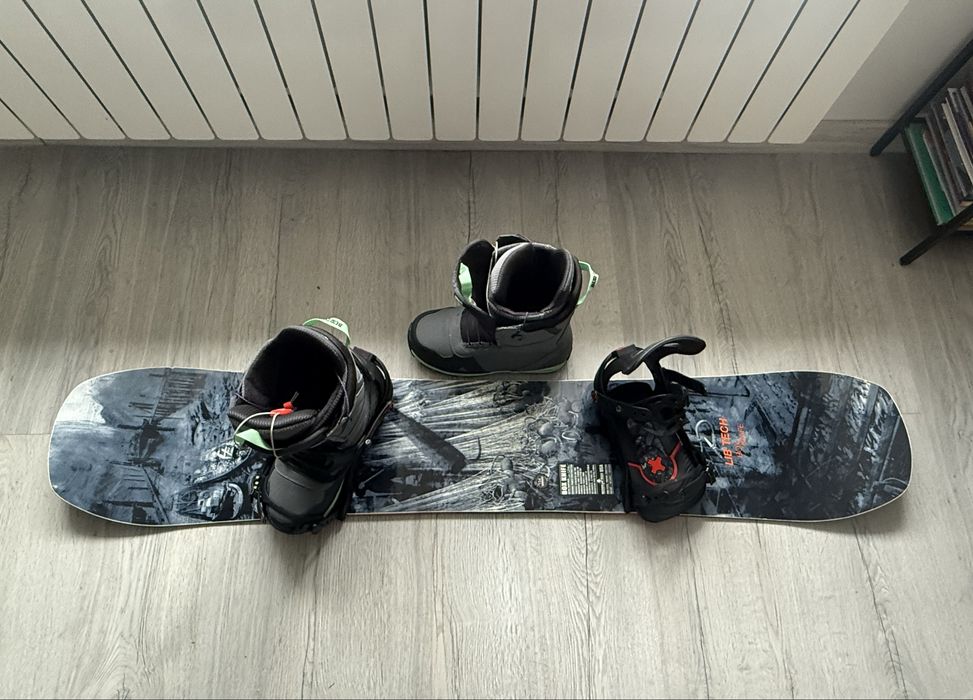 Комплект для сноуборда:  Lib tech, Burton, bent metal
