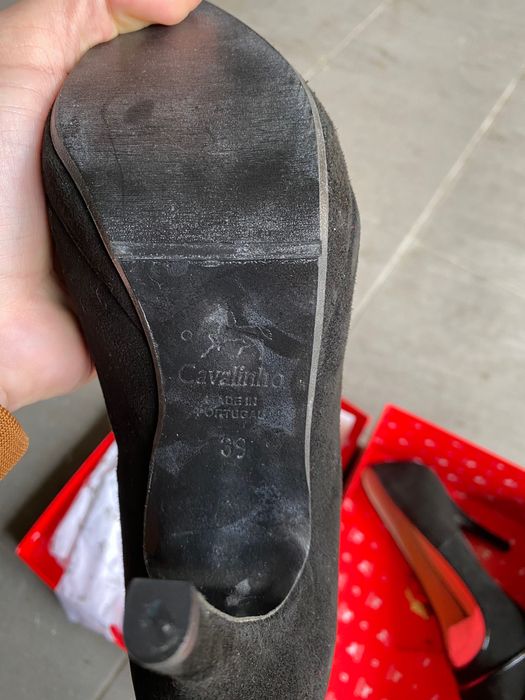 Sapatos Salto Alto – Cavalinho, 39, Preto (ÓTIMO ESTADO)