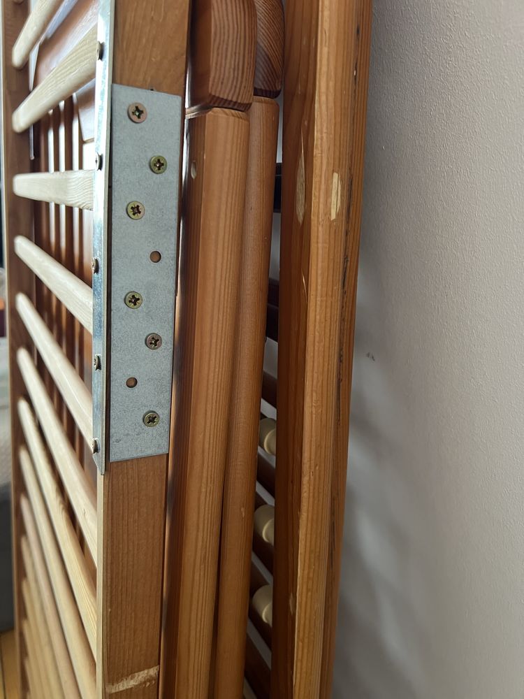 Łóżeczko Dziecięce Drewniane 120x60