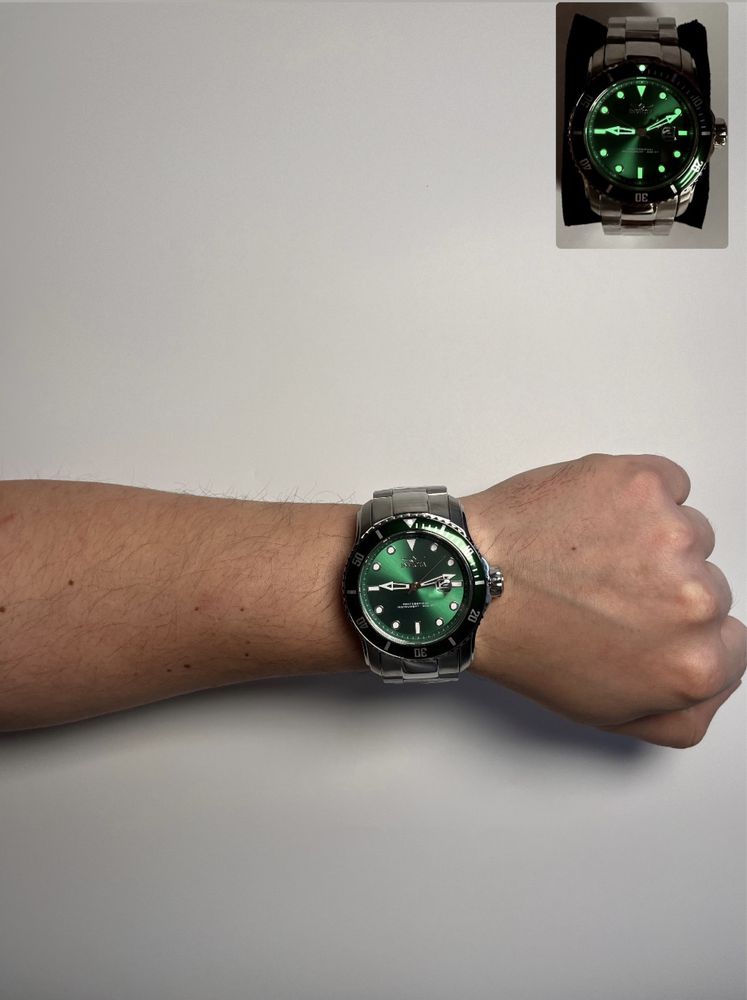 годинник invicta 20096, інвікта дайвер, инвикта часы Ø48мм