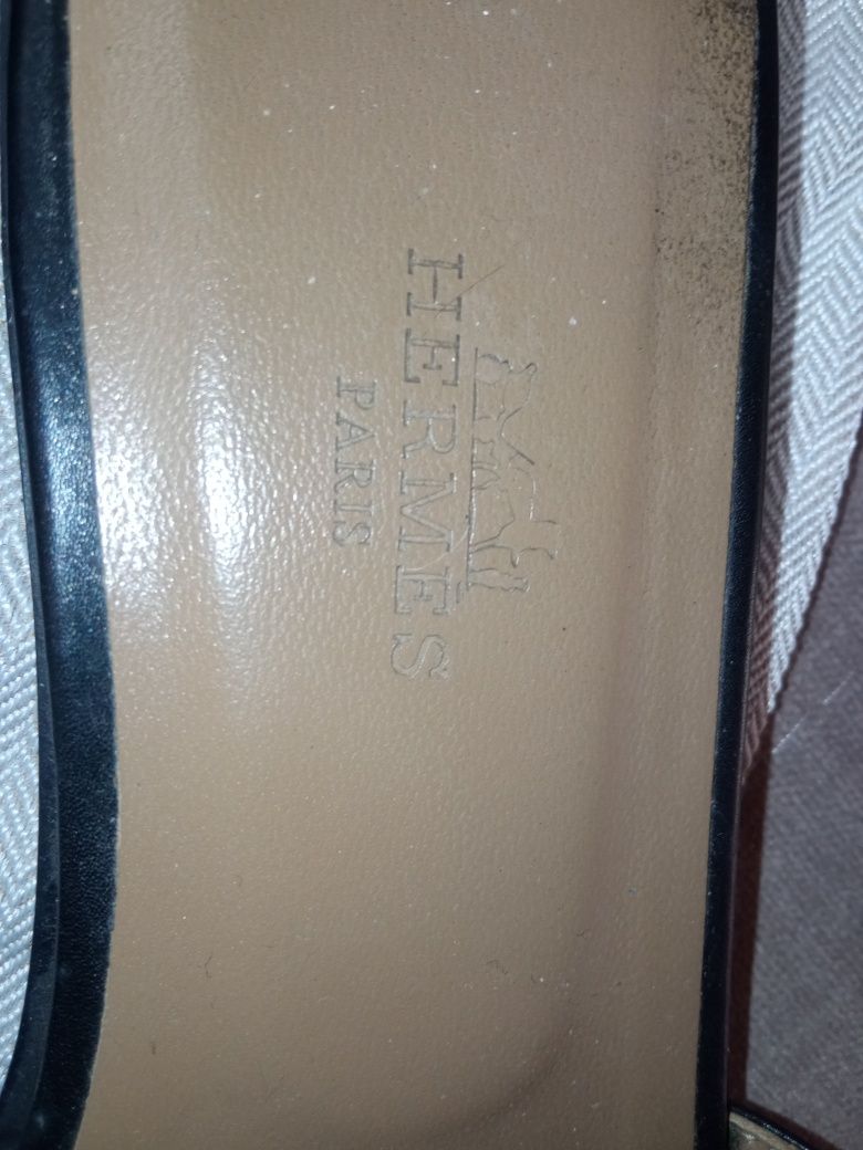 Шльопанці Hermes шкіра