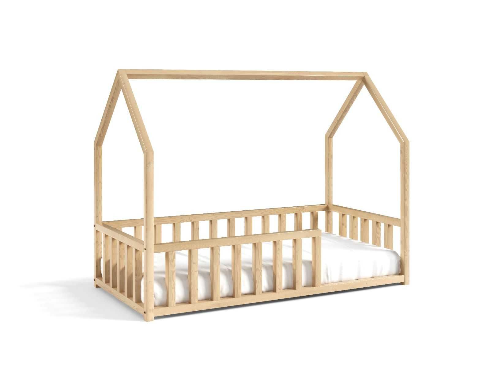 Sosnowe łóżko dla dziecka ANTOŚ - materac w cenie