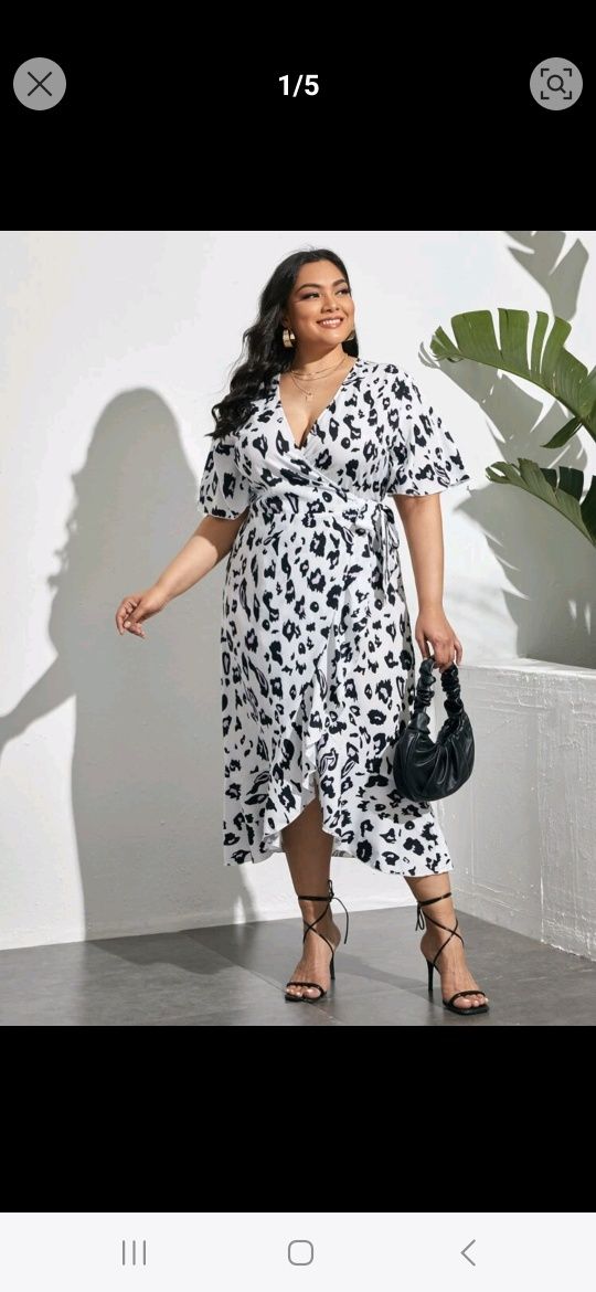 Sukienka plus size 4xl 50 52 54