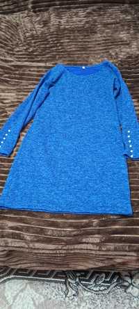 Синя сукня 44 розміру