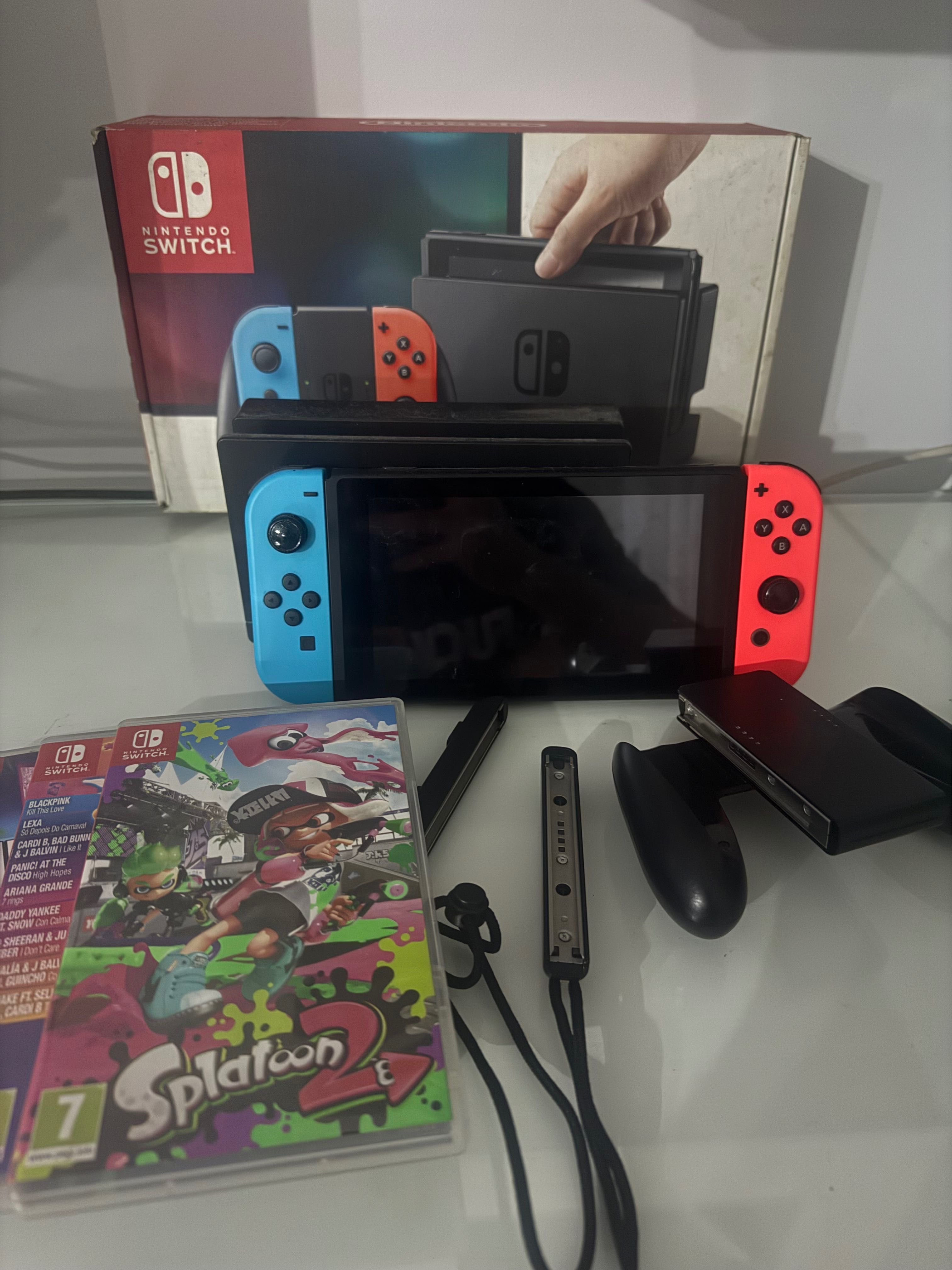 Nintendo Switch completa com oferta de 3 jogos