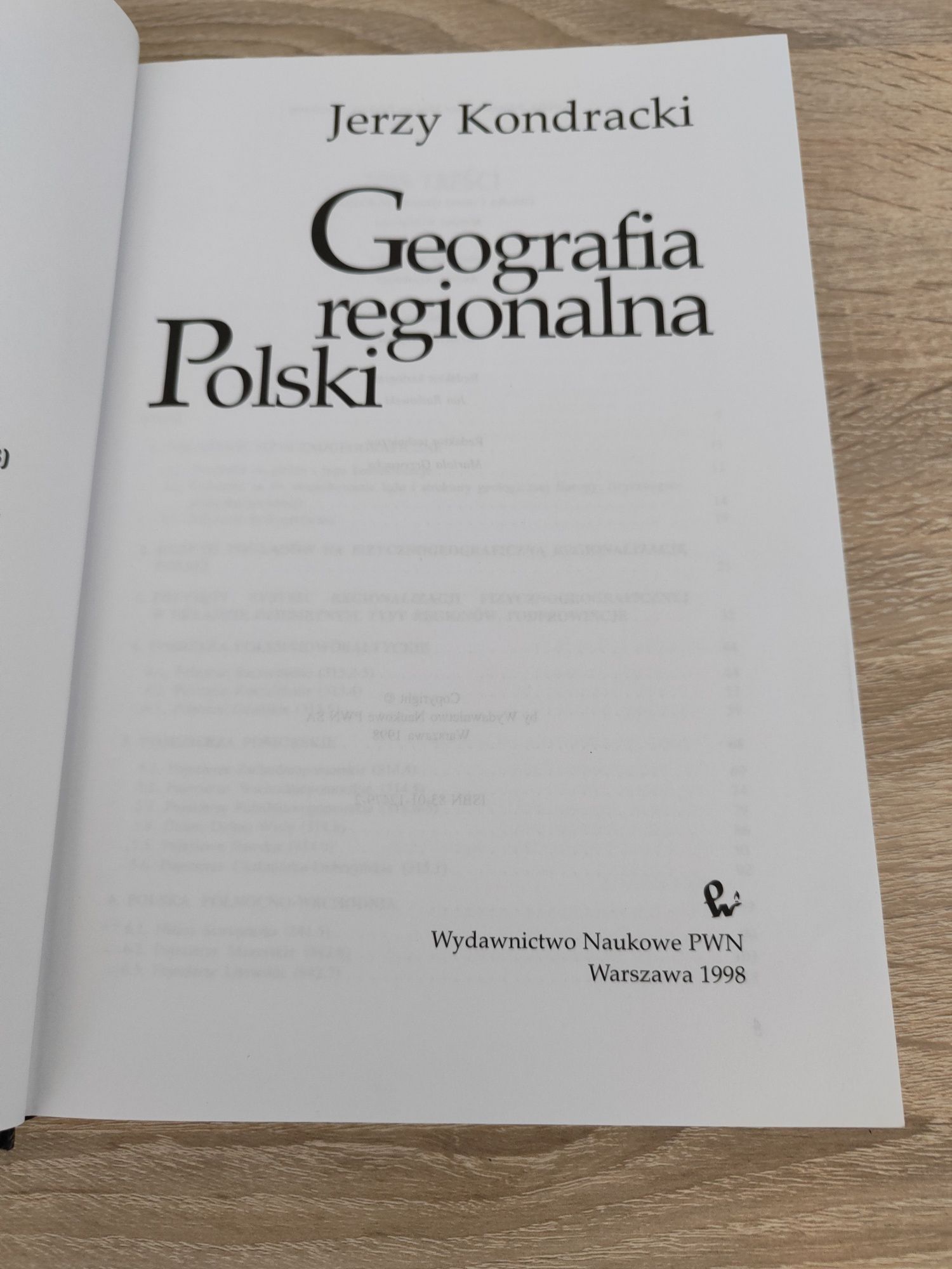 Jerzy Kondracki - Geografia regionalna Polski