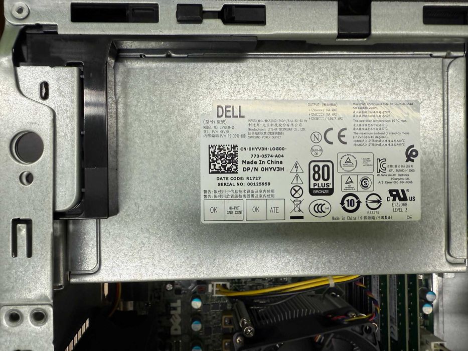 PowerEdge T20 16GB Intel E3-1225 v3 3.2GHz 8M 2x1TB