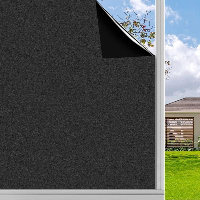 Samoprzylepna Nieprzezroczysta Folia okienna 90x200
Matowa Czarna