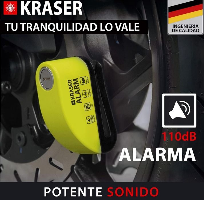 Cadeado disco com alarme