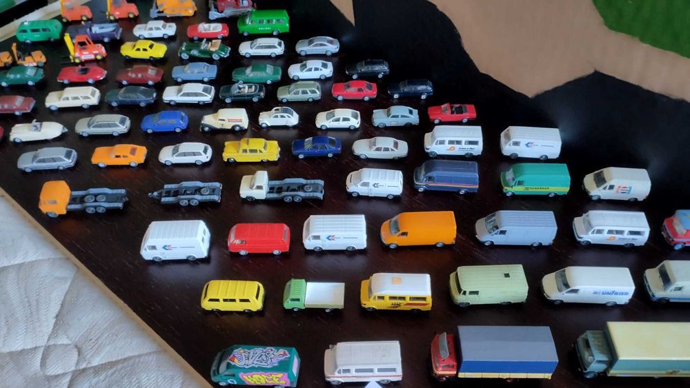 camions, carrinhas e carrinhos
