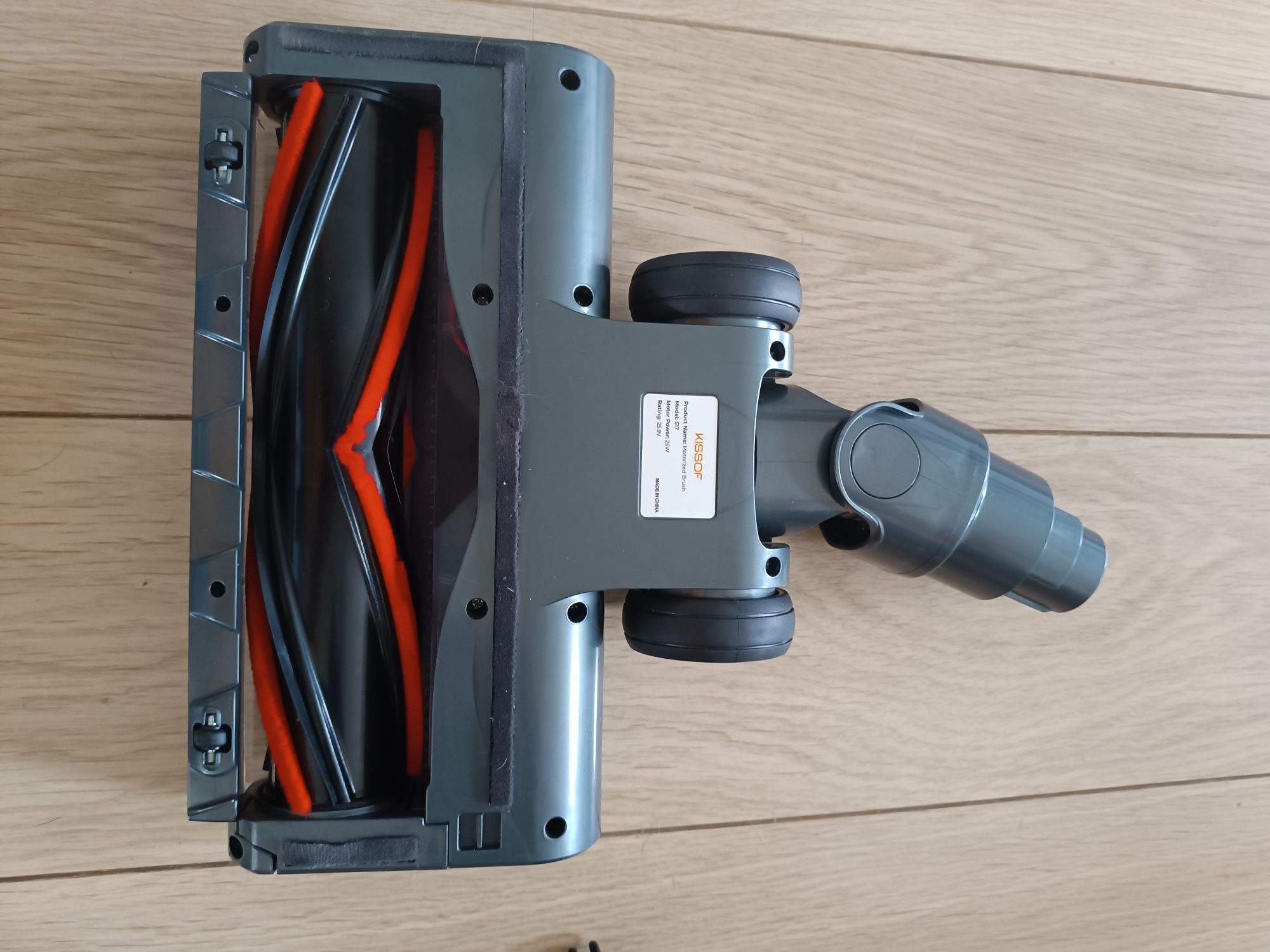 " Odkurzacz pionowy Kissof S17 - powystawowa turboszczotka, szczotka