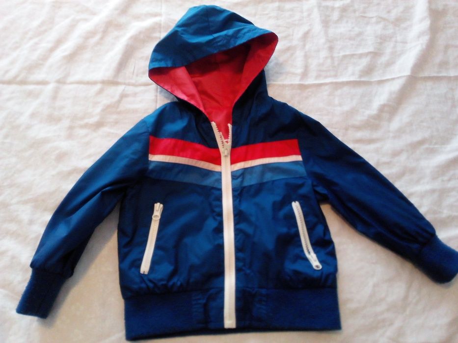 Lote de 5 sweats e 1 Parka reversível 2/3 anos