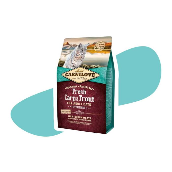 Carnilove Cat Fresh Carp Trout Sterilised 400g koty sterylizowane