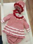 Vestido, cueca e touca marca foque