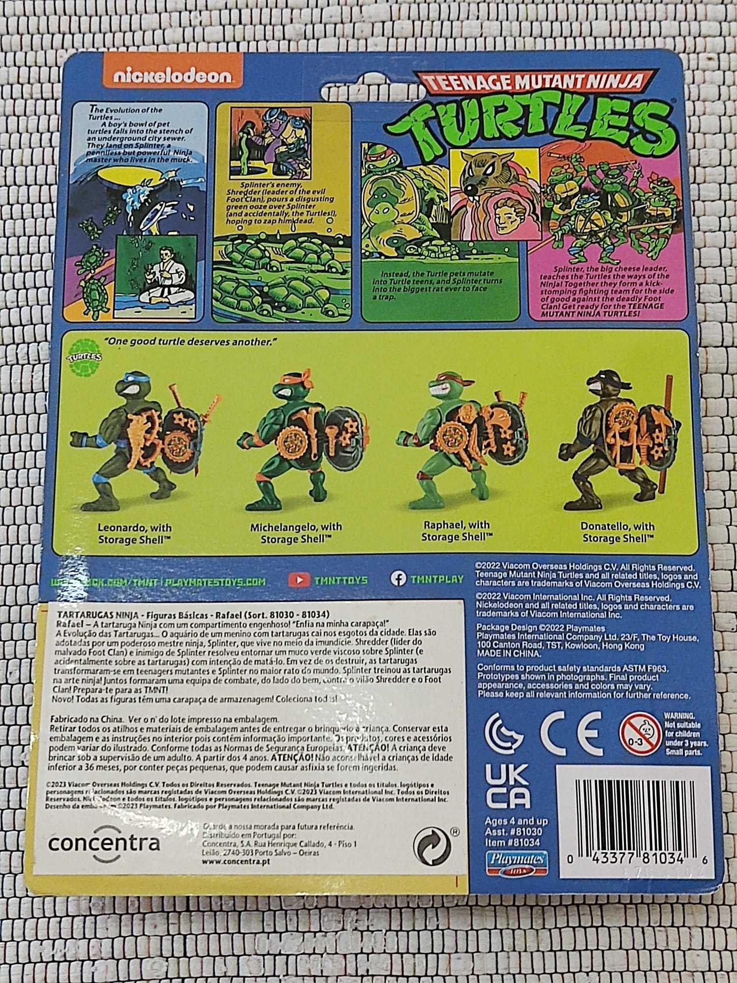 Teenage Mutant Ninja Turtles Raphael Playmates - Novo