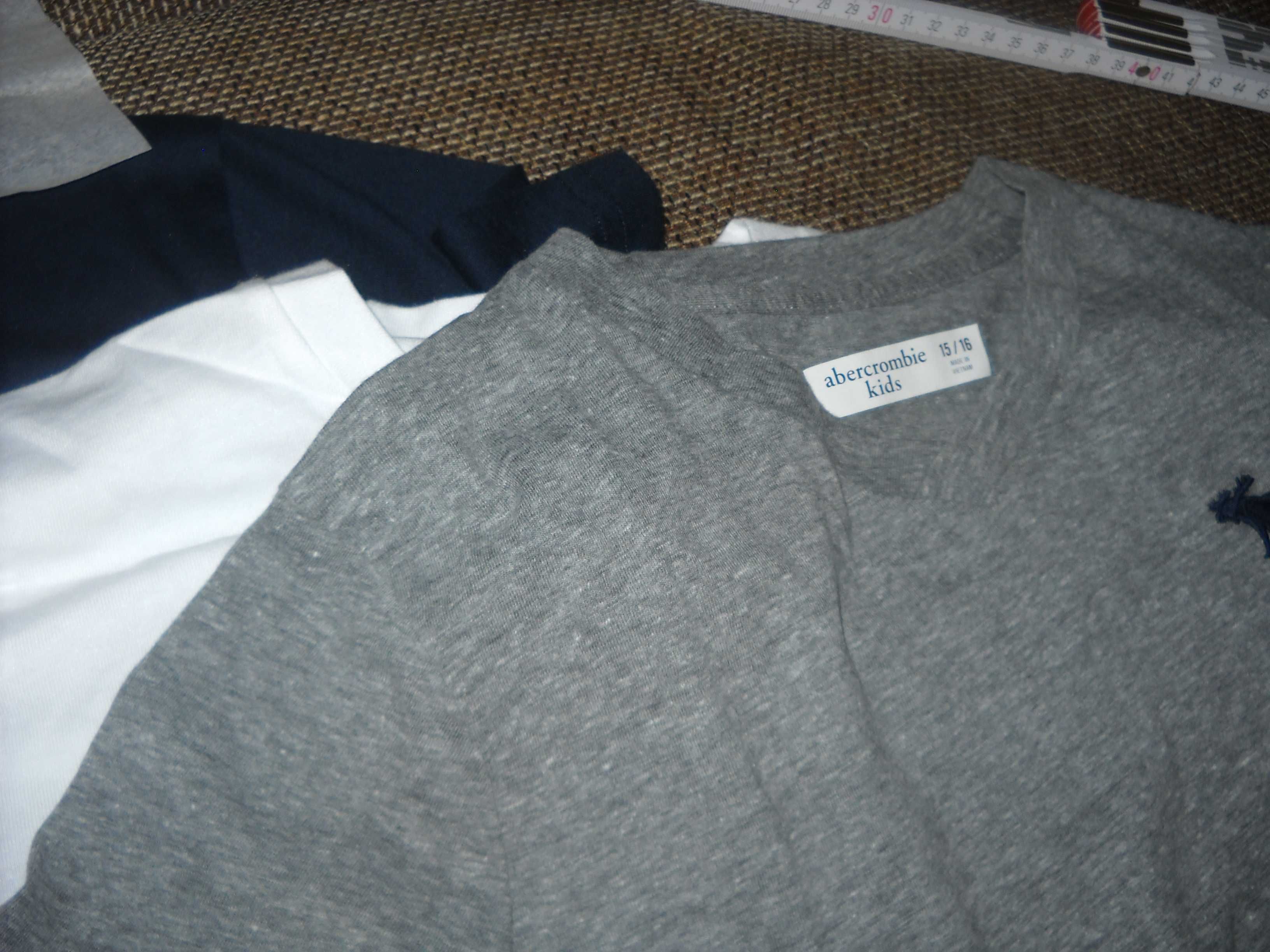 Abercrombie & Fitch - Nowe - małe rozmiary - T-shirt - 3 Pak