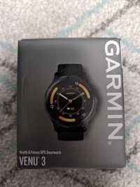 Smartwatch zegarek GARMIN VENU 3 45mm Czarny NOWY