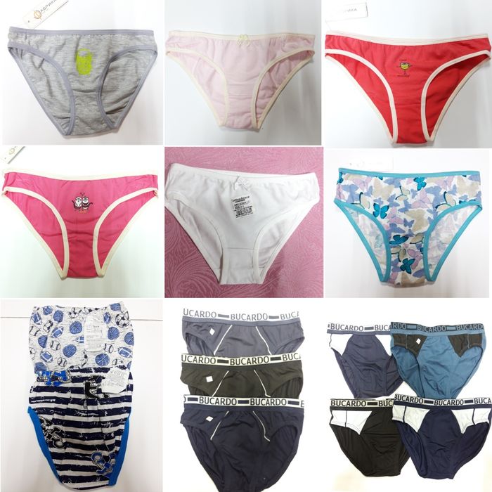 Трусы/трусики на мальчиков и девочек