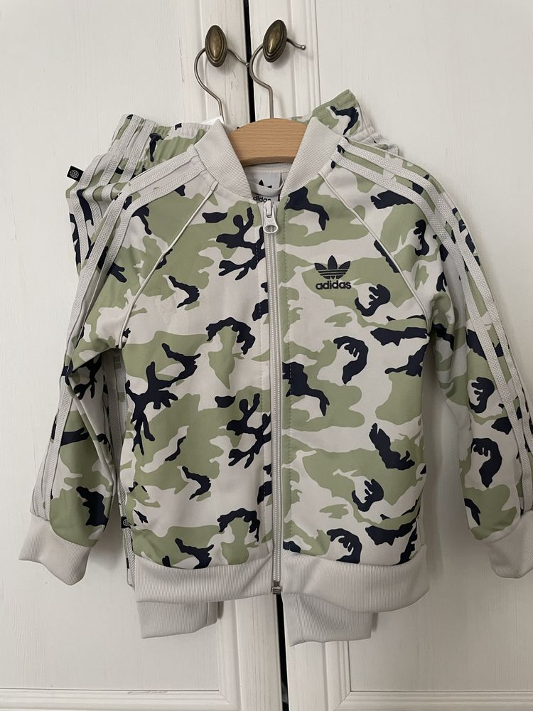 Komplet dresowy Adidas 92 dres moro