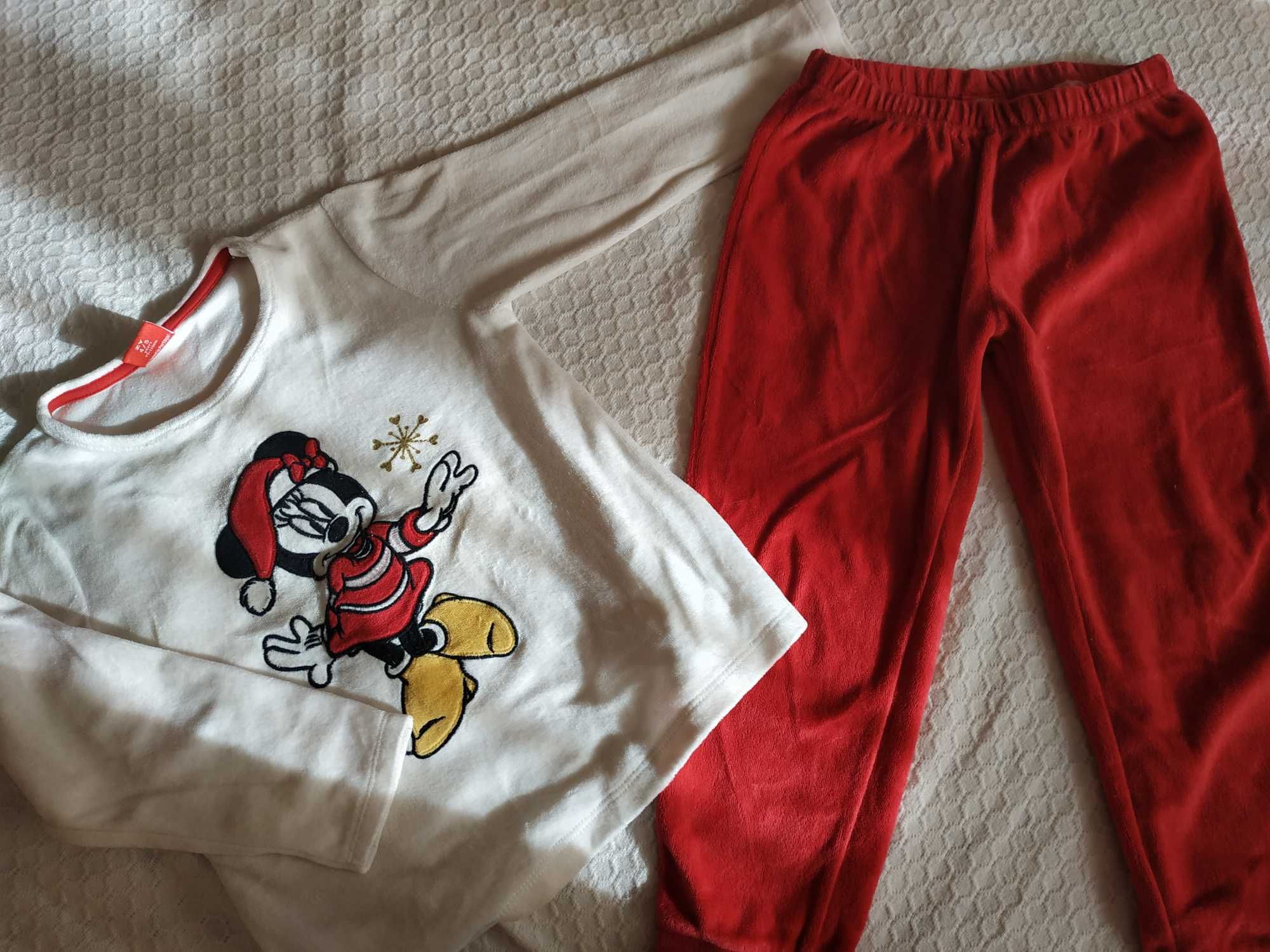 Pijama Minnie - tamanho 4-5 anos