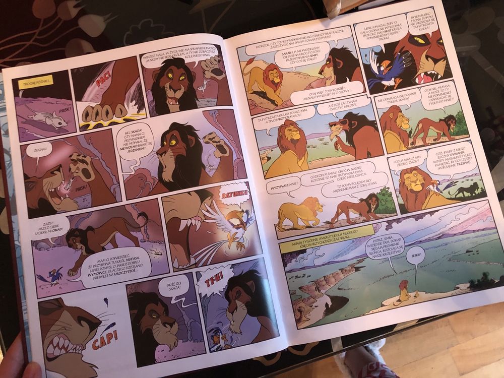 Książka Disney komiks Król Lew