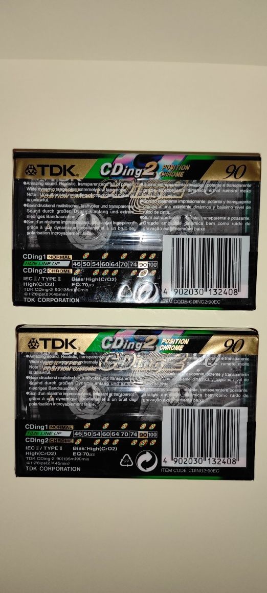 Аудіокасети TDK CDing2 90
