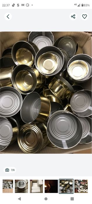 Віддам баночки для окопних свічок