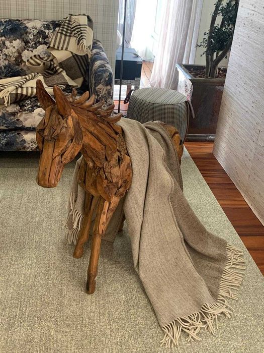 Manta 100% lã serra estrela