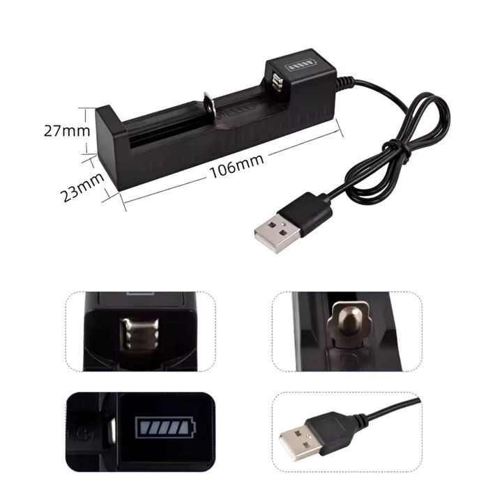 Ładowarka Li-ion Multi charge 18650++