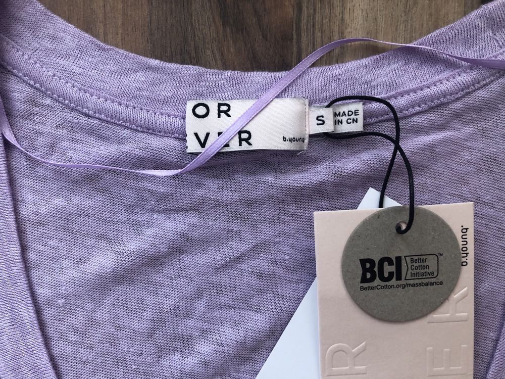B.young bluzka t-shirt 100% len rozm. S