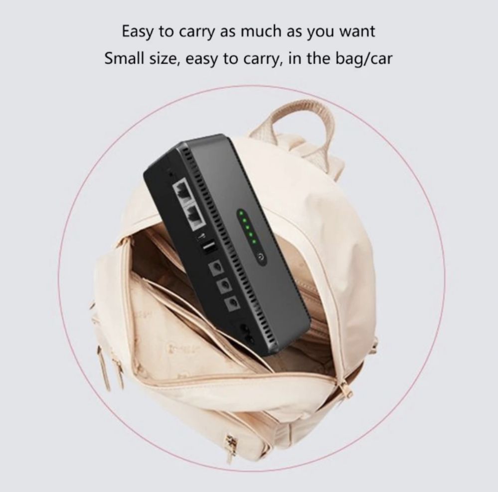 Mini ups для роутера, Ajax