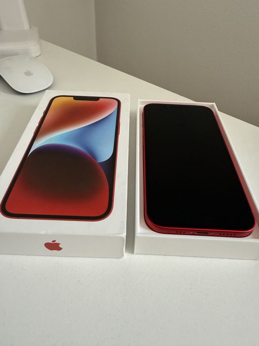 iPhone 14 128gb Red Idealny Bateria 95% od nowości