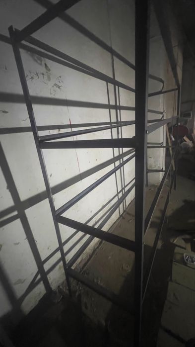 Стеллаж в гараж, из металла разборный