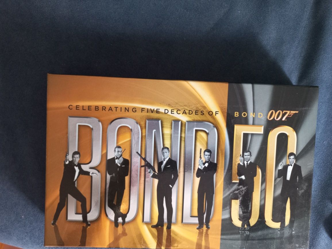 Filmy Blu Ray Bond 50 wydanie kolekcjonerskie