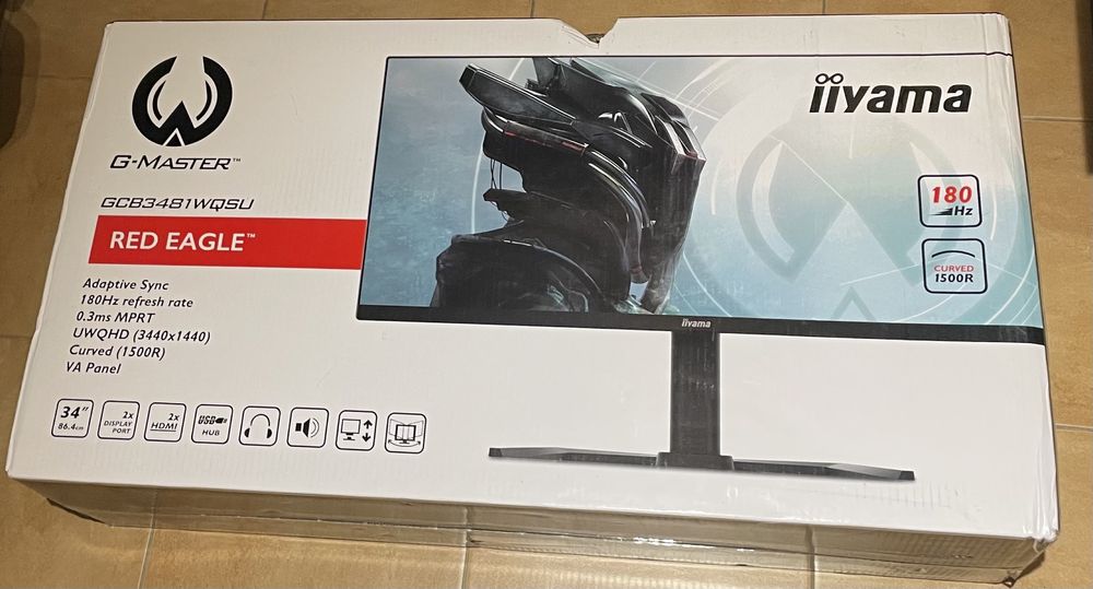Monitor IIYAMA GCB3481WQSU 34” 180hz