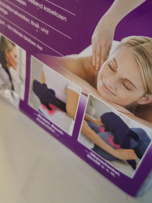 Nowy masażer karku i ramion Vitalmaxx Shiatsu z funkcją podgrzewania.