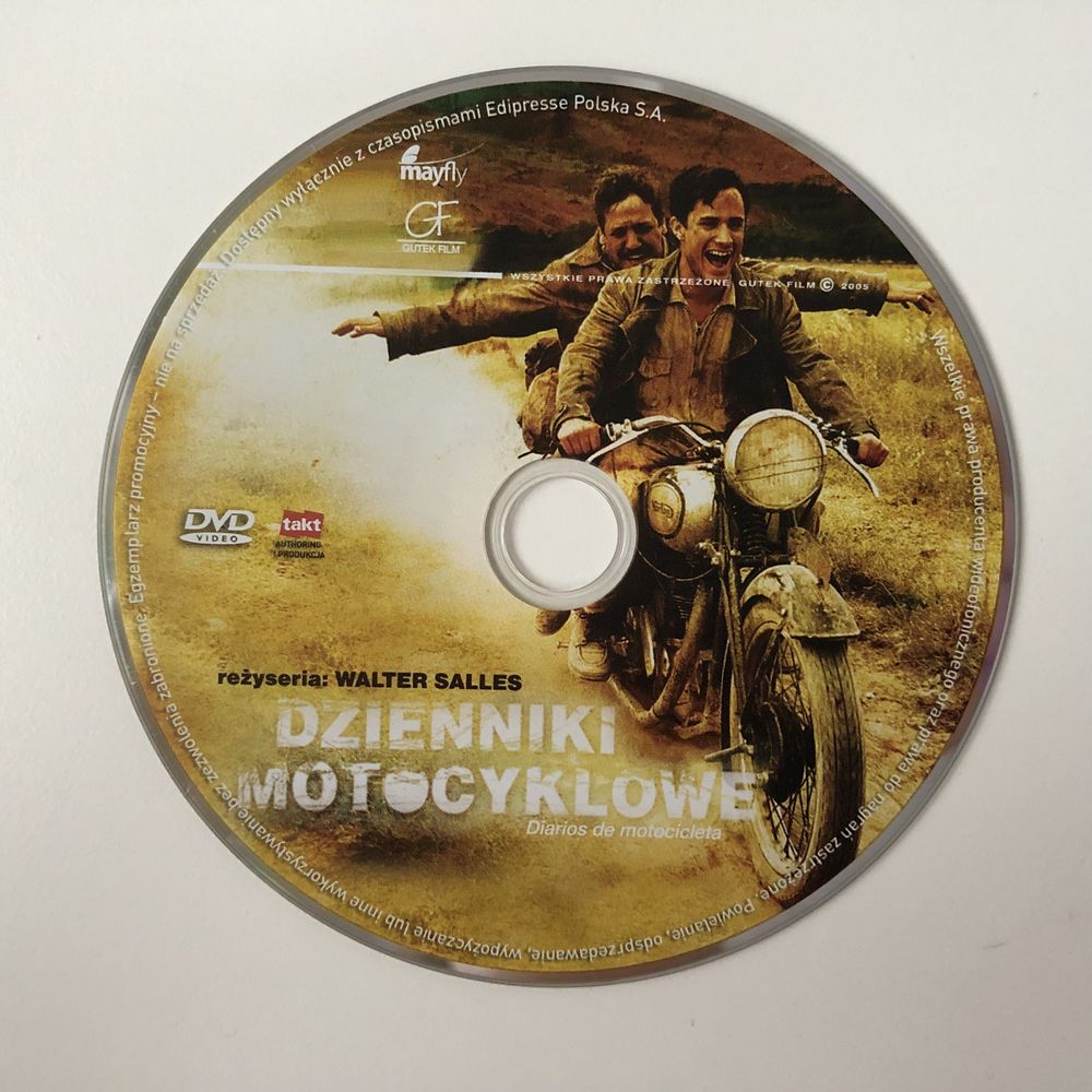 Dzienniki motocyklowe film płyta DVD
